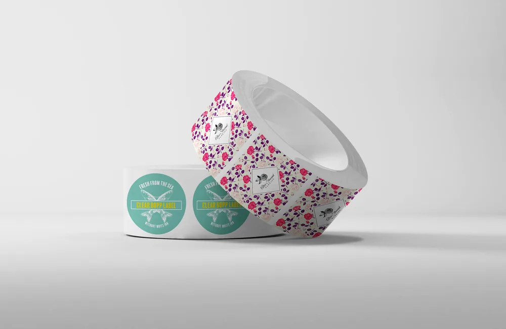 Printed roll labels