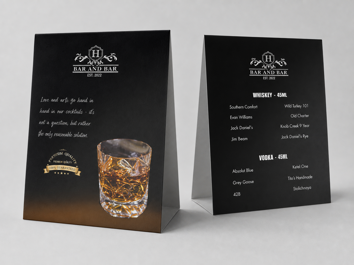 Tent cards